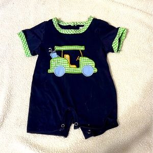 Baby boy boutique romper